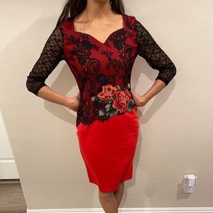 🌞$5 SALE🌞Sexy red evening dress
